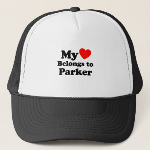 My Heart Belongs to Parker Trucker Hat