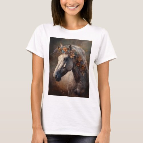 My Heart Belongs To Personalized Natural Horse  T_Shirt