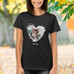 My Heart Belongs To Pet Photo Cat Lover T-Shirt<br><div class="desc">Carry your best friend with you everywhere you go with this custom pet photo cat lover shirt ! A must have for every cat lover, cat mom and cat dad ! A fun twist on I Love My Cat, this shirt quote "My Heart Belongs To" ... Personalize wth your cat's...</div>