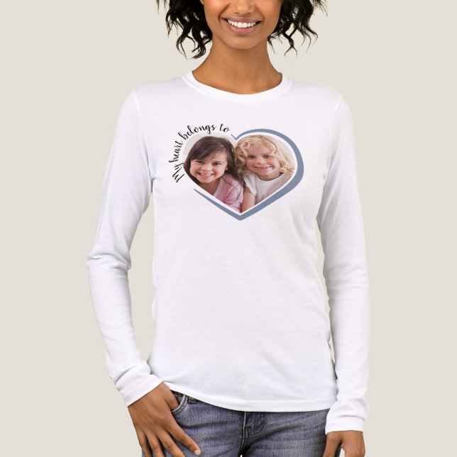 My Heart Belongs to Photo Tri-Blend Shirt (Front)