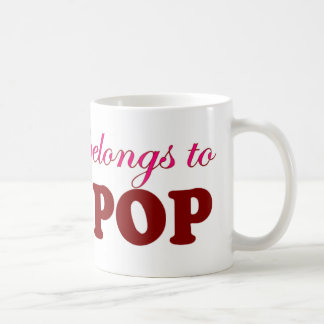 My Heart Belongs to Pop Pop Coffee Mug