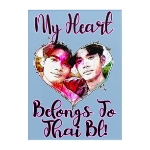 My Heart Belongs To Thai BL Acrylic Print