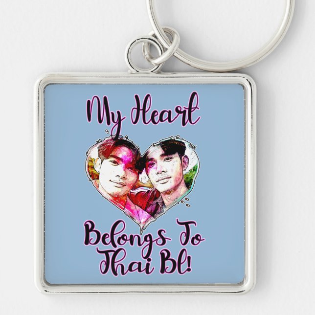 My Heart Belongs To Thai BL Keychain (Front)