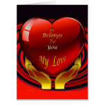 My Heart Belongs To You Card My Heart Belongs To You Card