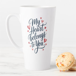 My Heart Belongs to You Latte Mug