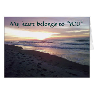 MY HEART BELONGS TO "YOU" (ONLY YOU) CARDS