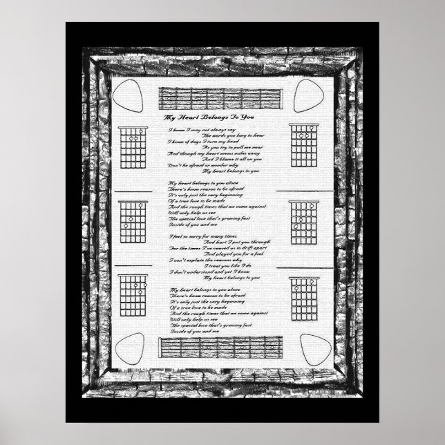 My Heart Belongs To You Poster (Front)