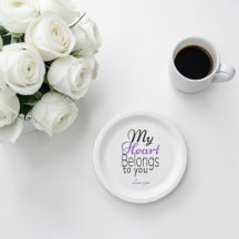 My Heart Belongs to You Romantic Personalized