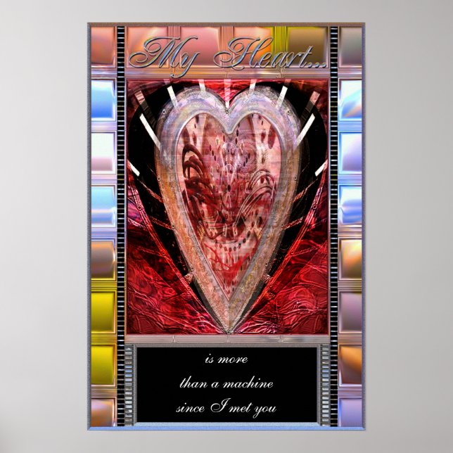 My Heart Customizable Poster (Front)
