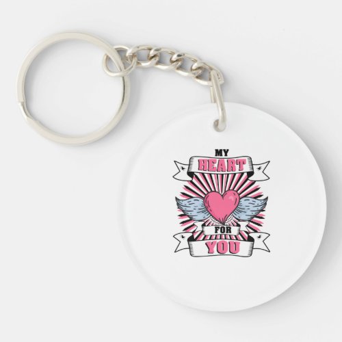My Heart For You Keychain