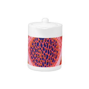 "My Heart Goes Home for Peace" Art Print Teapot