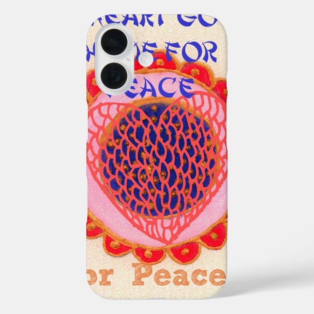 My Heart Goes Home for Peace.png Case-Mate iPhone Case (Back)