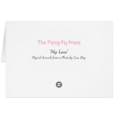 'My Heart' Greeting Card (Back Horizontal)