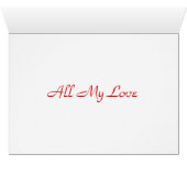 'My Heart' Greeting Card (Inside Horizontal (Bottom))