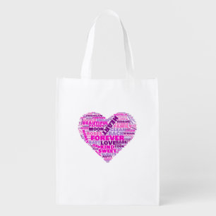 My heart grocery bag