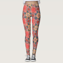 "My Heart in Stained Glass," Style Leggings by Dax