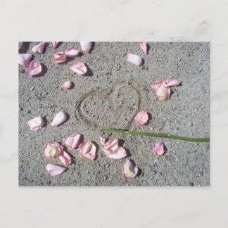My Heart In The Sand Postcard