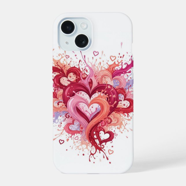 My heart  iphone case (Back)