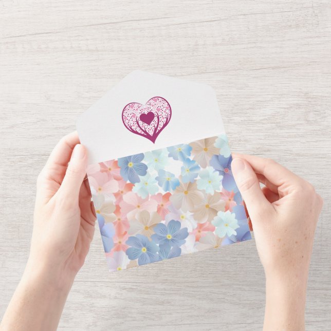 My heart is, and always will be, yours. all in one invitation (Opening)