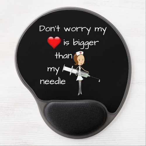 My Heart is Bigger than my Needle Gel Mouse Pad
