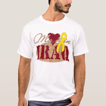 My Heart Is In Iraq T-shirt by silentranksshop at Zazzle