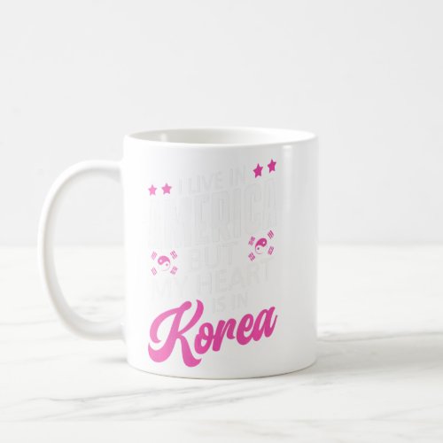 My Heart Is In Korea Korean  Korea Culture Apparel Coffee Mug