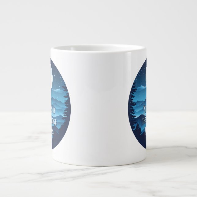 My Heart is in the Blue Ridge Mountains-Jumbo Mug (Front)