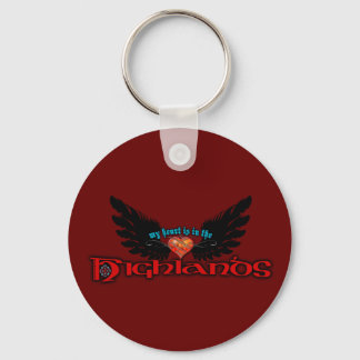 My Heart is in the Highlands Keychain