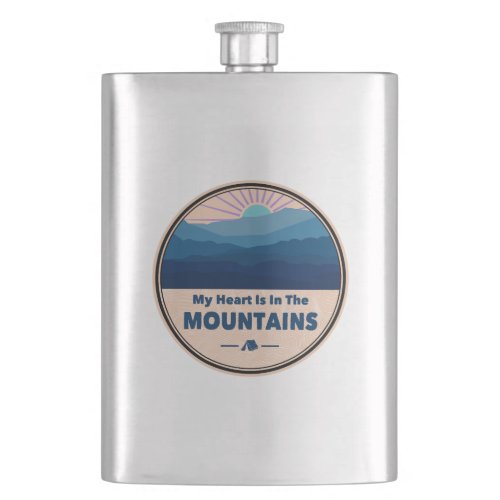 My Heart Is in The Mountains Flask