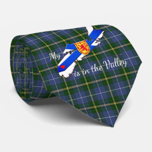 My Heart is in the valley Nova Scotia tie tartan