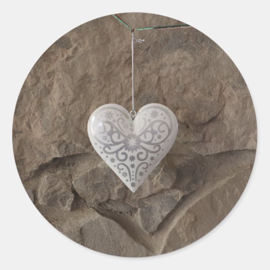 My Heart is Made of Stone Classic Round Sticker