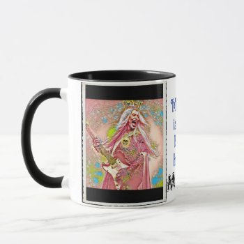 My Heart Is Metal Music Mug by busycrowstudio at Zazzle