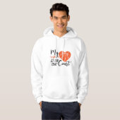 My Heart Is On That Court Hoodie (Front Full)
