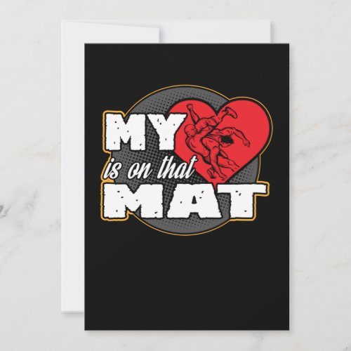 My Heart Is On That Mat Wrestling Mom Mama Shirt Save The Date