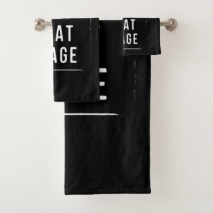 My Heart Is On That Stage Dance Mom Vintage Retro Bath Towel Set