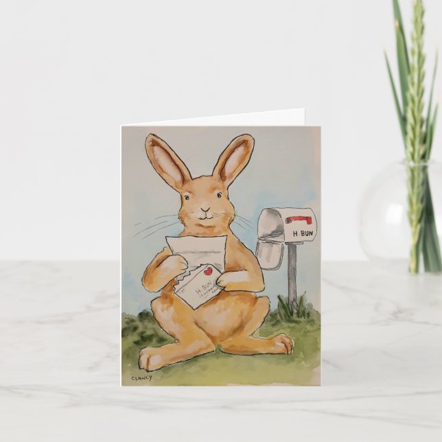 My Heart Is With You Note Card (Front)