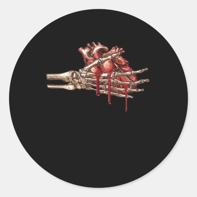 My Heart Is Your Hands Classic Classic Round Sticker (Front)