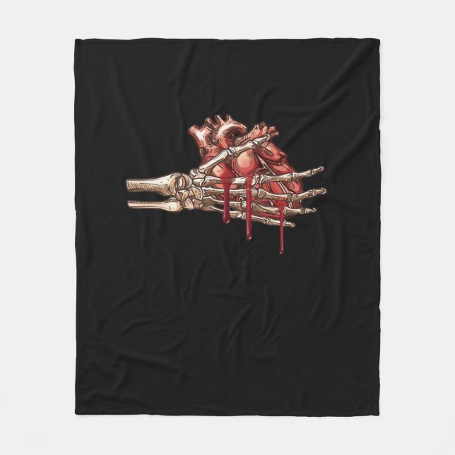 My Heart Is Your Hands Classic Style Fleece Blanket (Front)