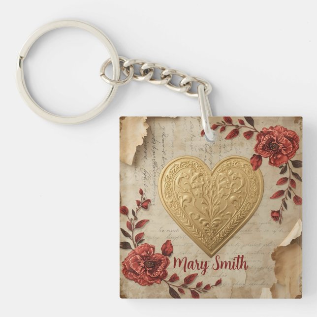 My Heart  Keychain (Front)