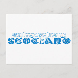 My Heart Lies in Scotland Postcard