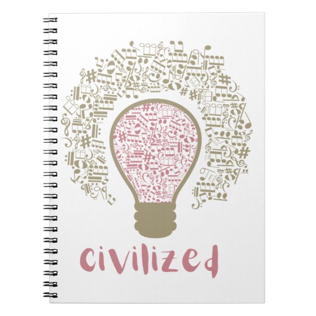 My Heart Lumi Classic Civilized Art design for Mus Notebook (Front)