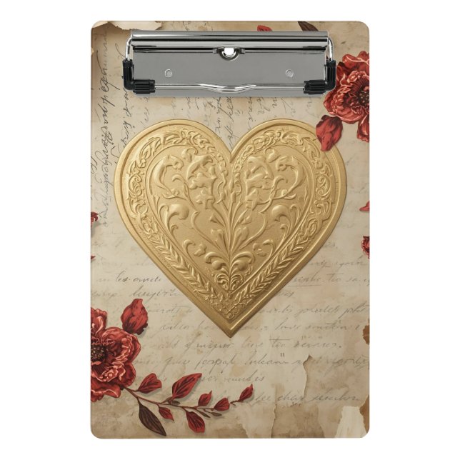 My Heart  Mini Clipboard (Front)