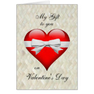 My Heart, My Life, My Love On Valentine's Day Card at Zazzle