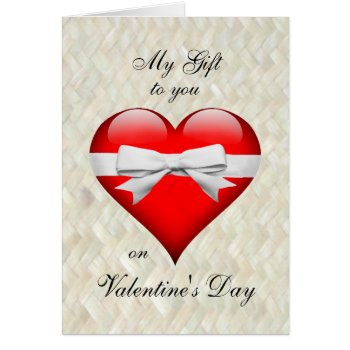 My Heart  My Life  My Love On Valentine's Day Card by lloydzlenz at Zazzle