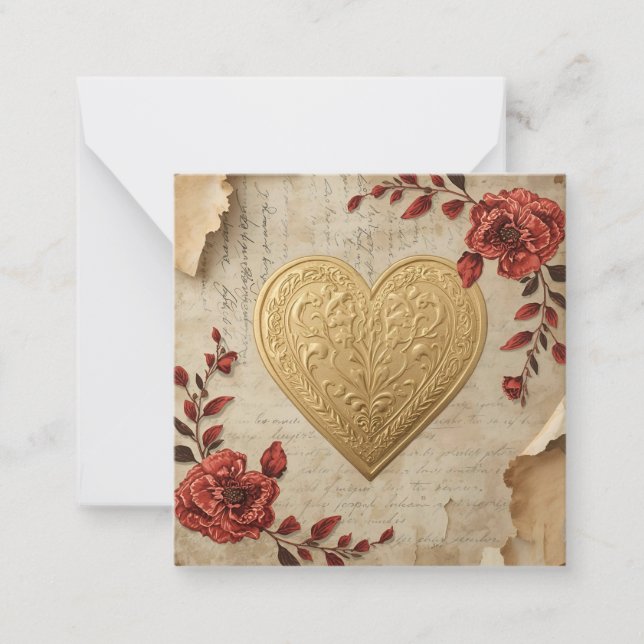 My Heart  Note Card (Front)