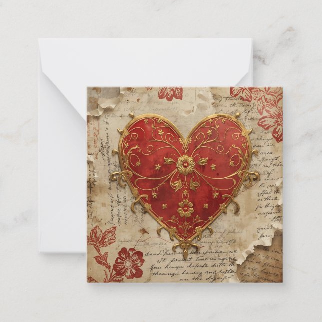 My Heart  Note Card (Front)