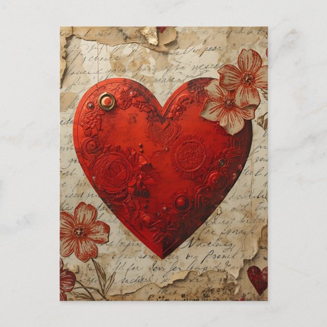 My Heart  Postcard (Front)