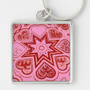 'My Heart' Premium Keychain (Pink)