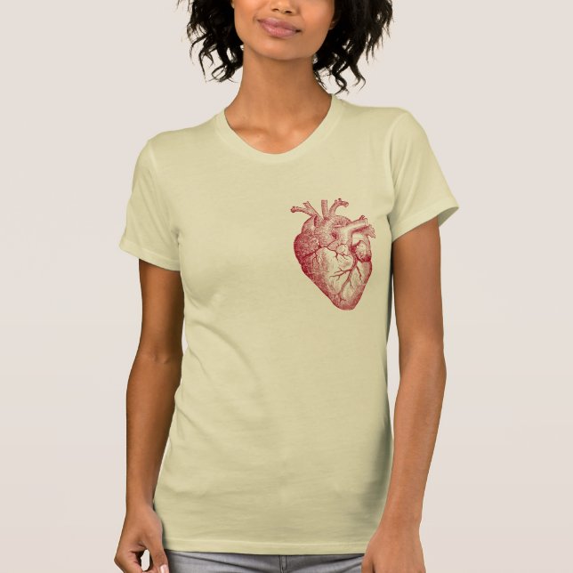 My Heart (red outline) T-Shirt (Front)