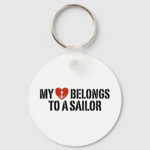 My Heart Sailor Keychain
